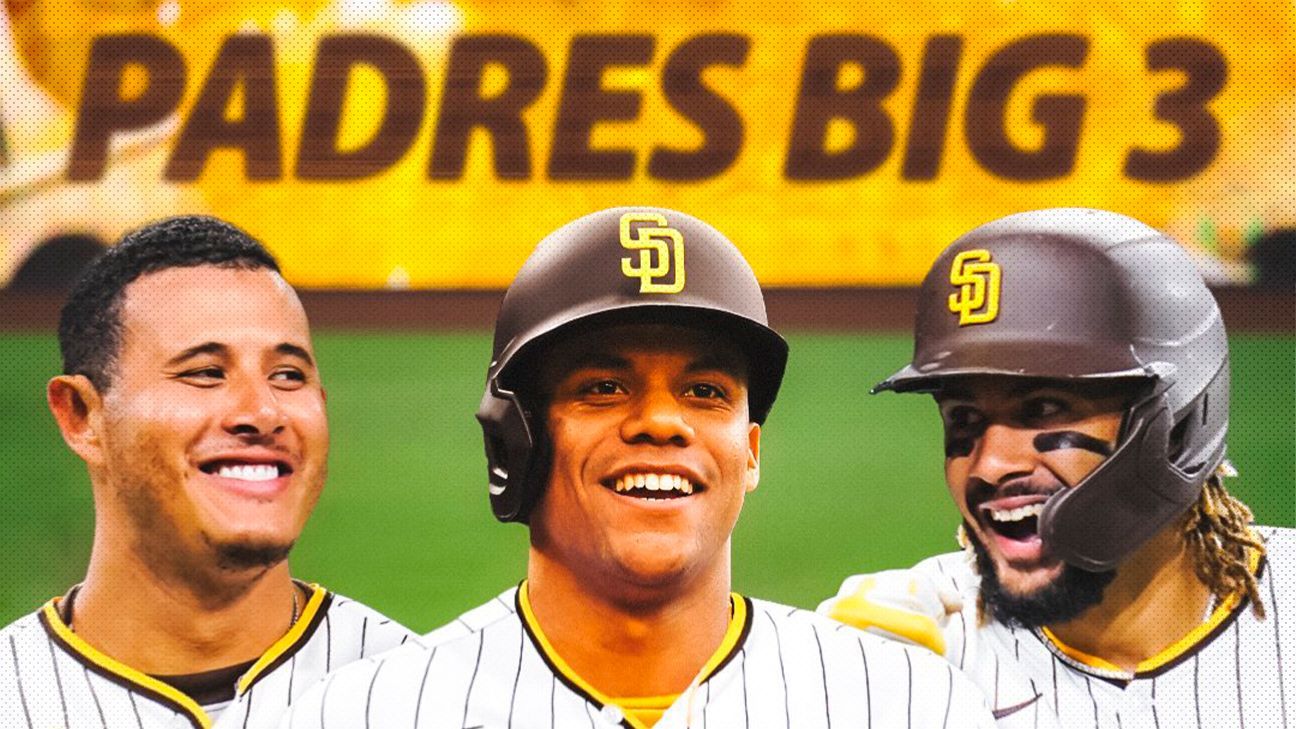 With Soto, Tatis, Machado, Padres boast generational trio