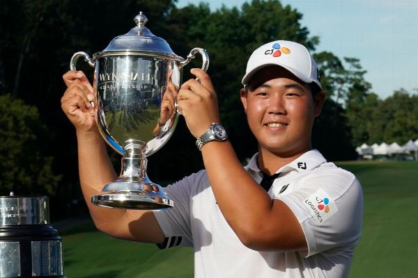 Kim, 20, earns PGA card after 61 to win Wyndham thumbnail