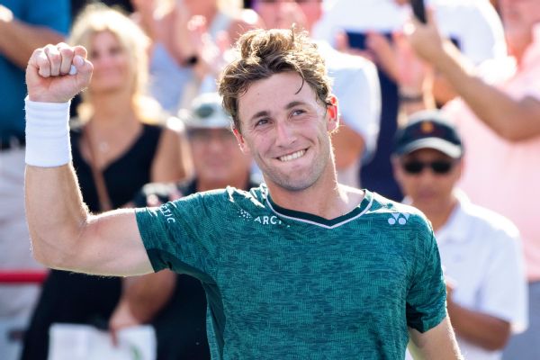 Ruud tops Agut, reaches quarters in Montreal