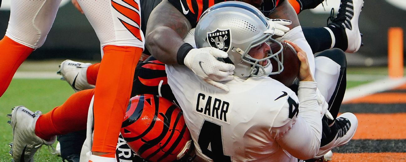 Raiders OT Brandon Parker has had a brutal Hall of Fame game