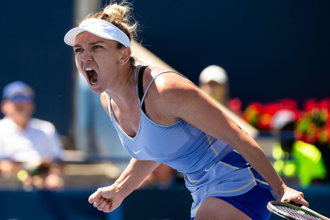 Halep now 4-0 vs. Gauff, reaches Toronto semis