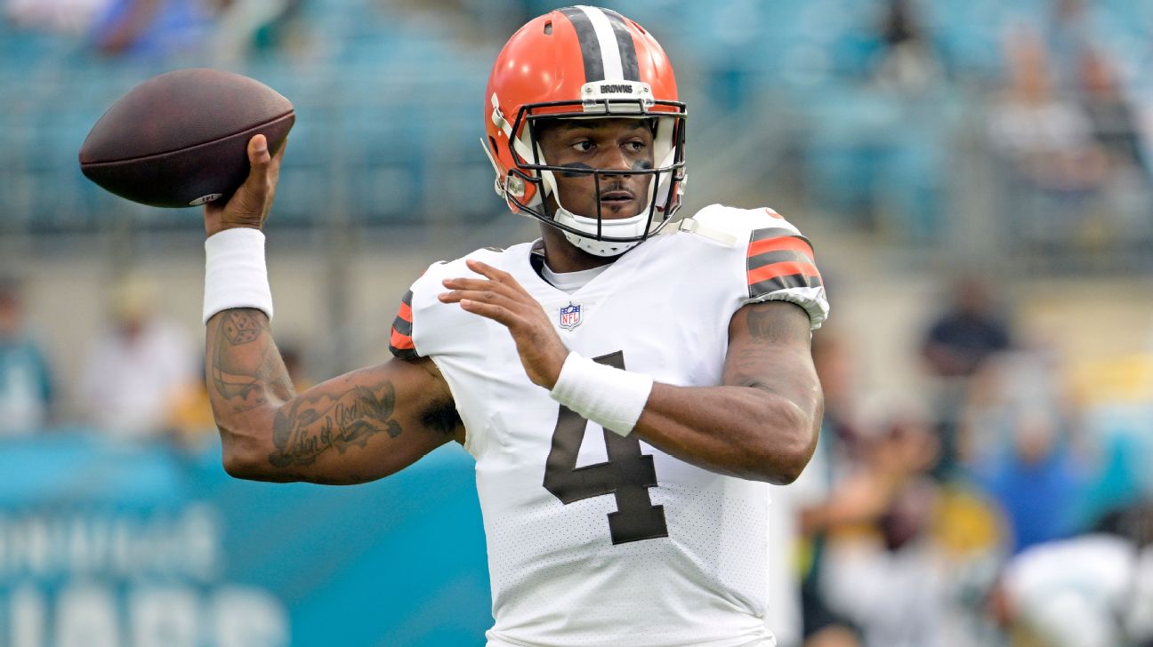 Cleveland Browns’ Deshaun Watson, in interview, apologizes to ‘all of the women that I have impacted in this situation’