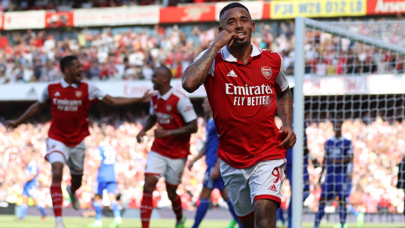 Gabriel Jesus 10/10 leads Arsenal to win over Leicester