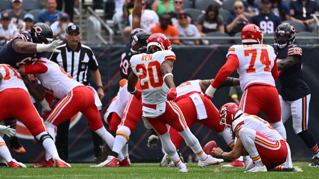 Chiefs' Dave Toub trusted Justin Reid at 43-yard field goal range