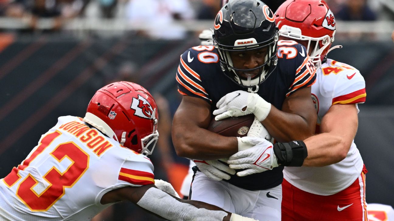 Chiefs will get a healthy dose of Bears starters in preseason Week 1