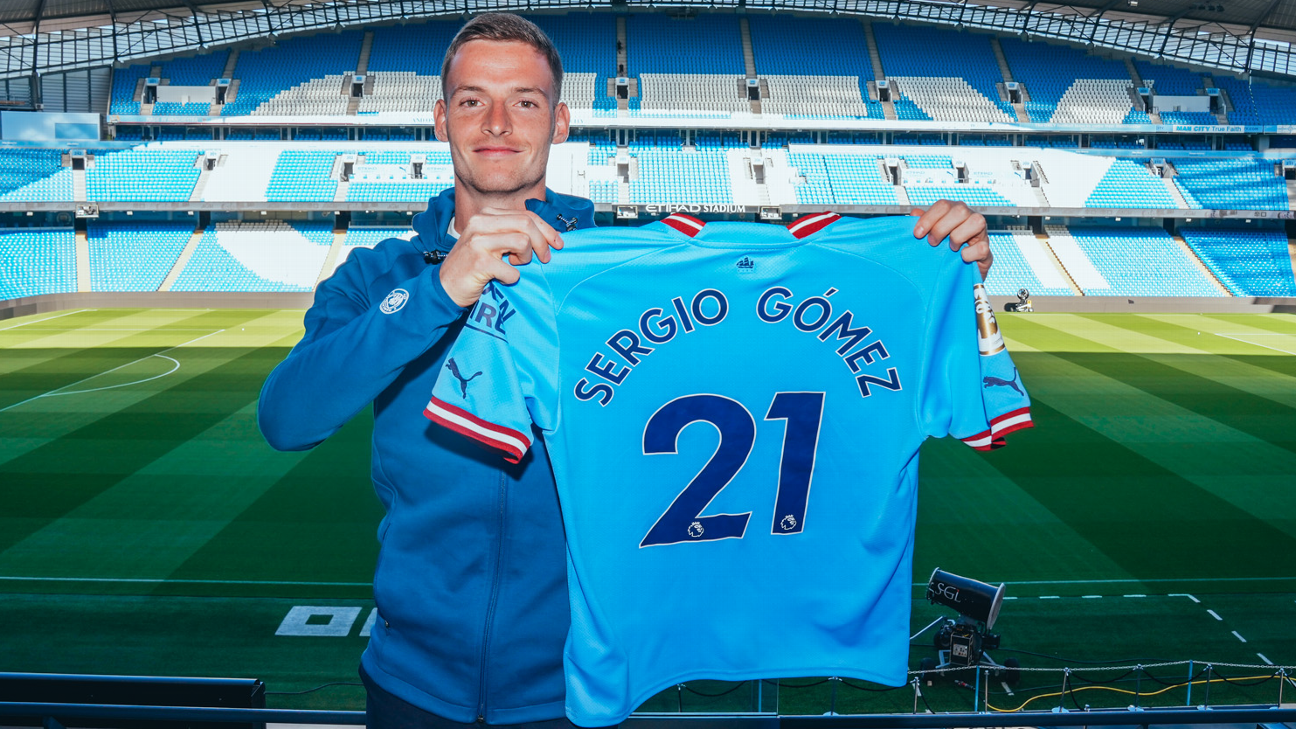 Manchester City mira a contratação de Sergio Gomez, do Anderlecht