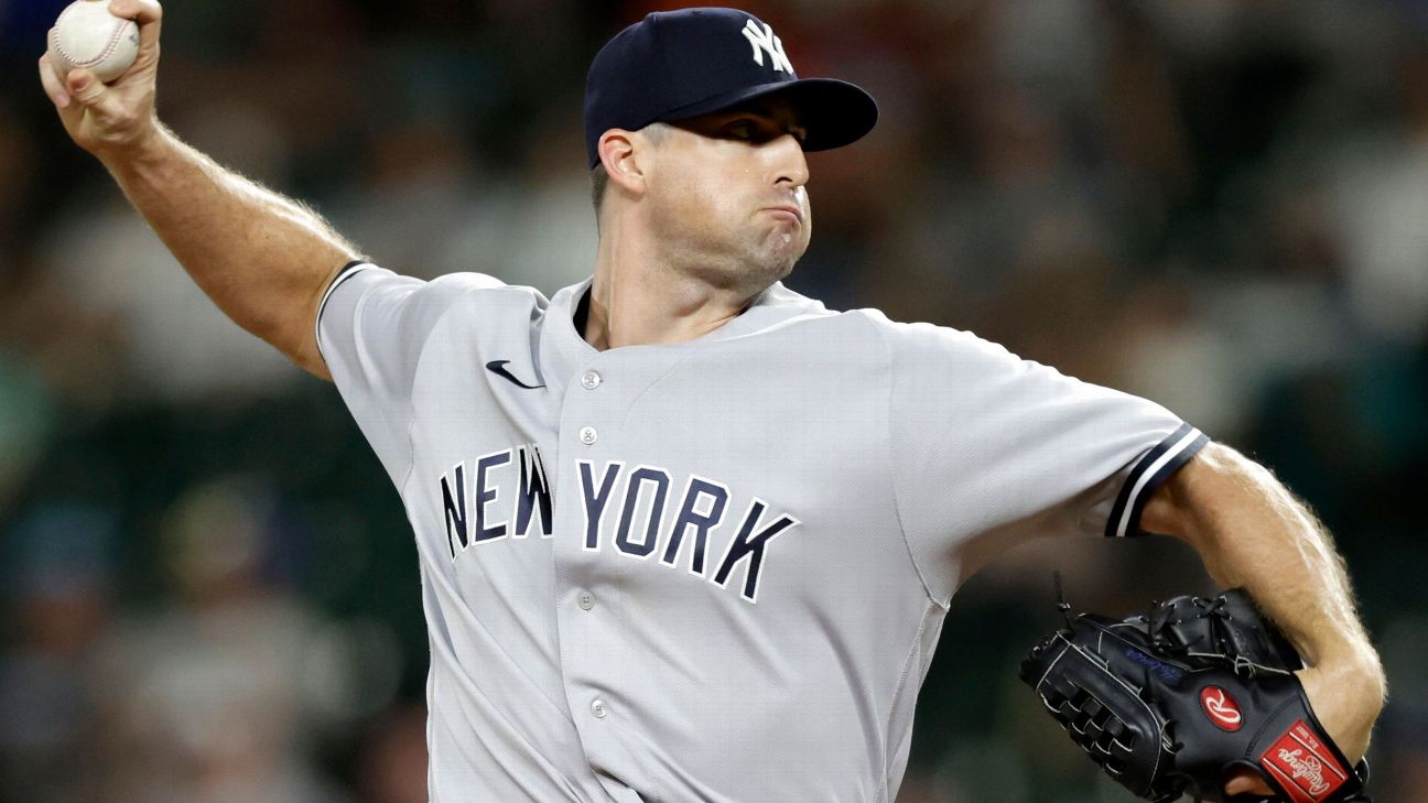 Why has Yankee yankees pinstripe jersey s closer Clay Holmes