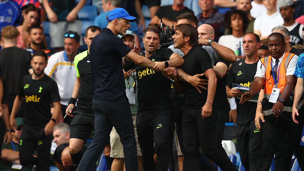 Conte receives double ban from UEFA after outburst as Tottenham coach  suffers Champions League red card punishment