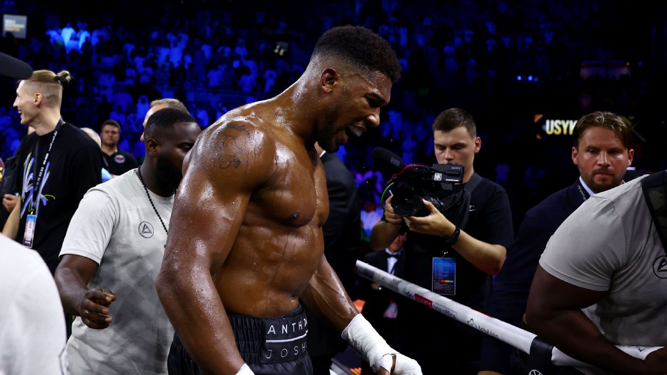 Anthony Joshua is experienced in rising from defeat Oleksandr Usyk eyes unified battle with Tyson Fury