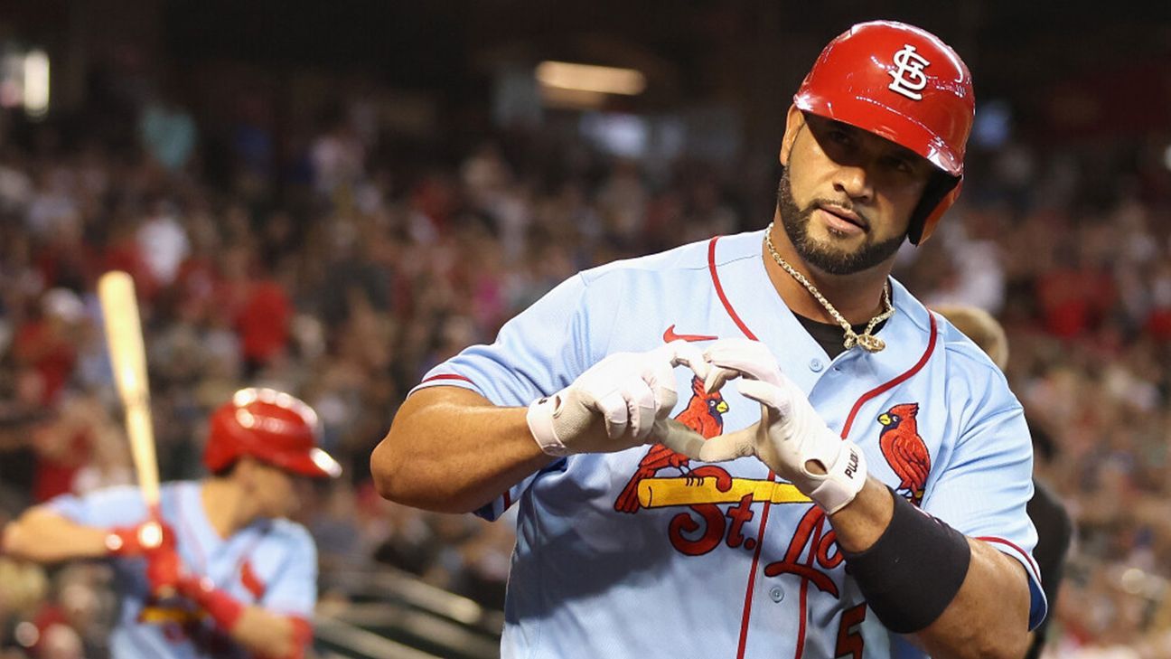 Albert Pujols sigue encendido con su HR 703