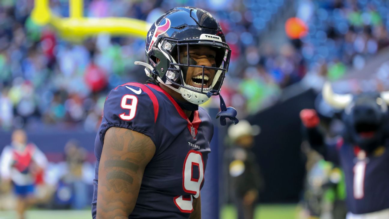 Houston Texans: Big names listed inactive for Week 8 vs. Raiders