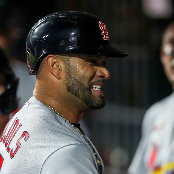 Pujols homers off record 450th different pitcher