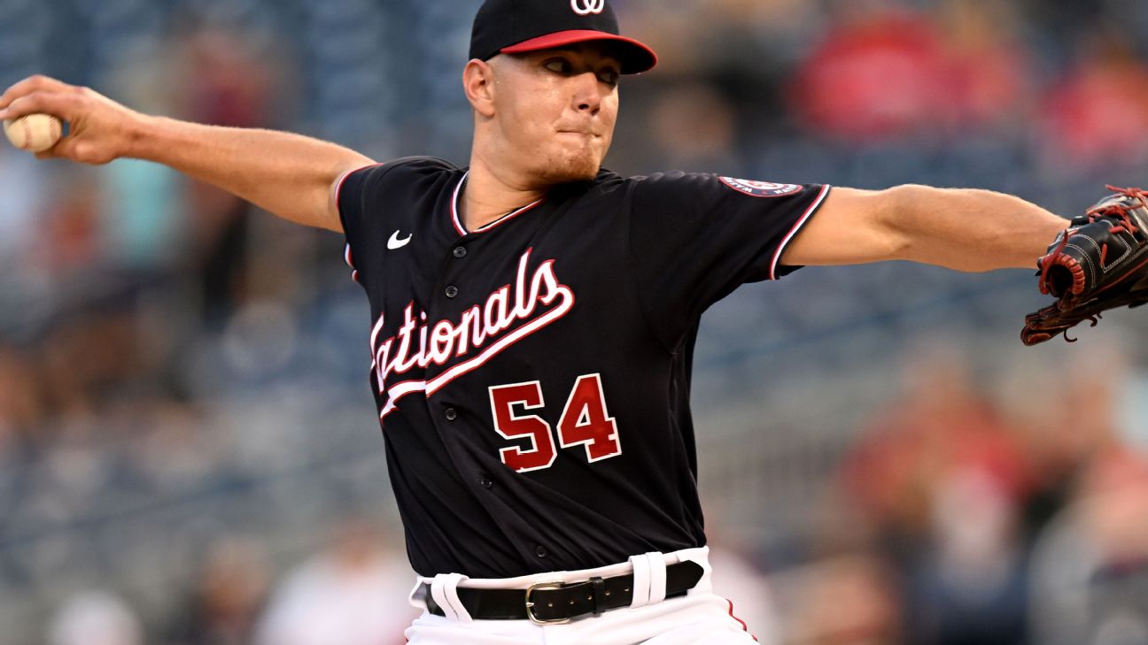 Corbin ends Nats' starting pitcher wins drought, beats Reds