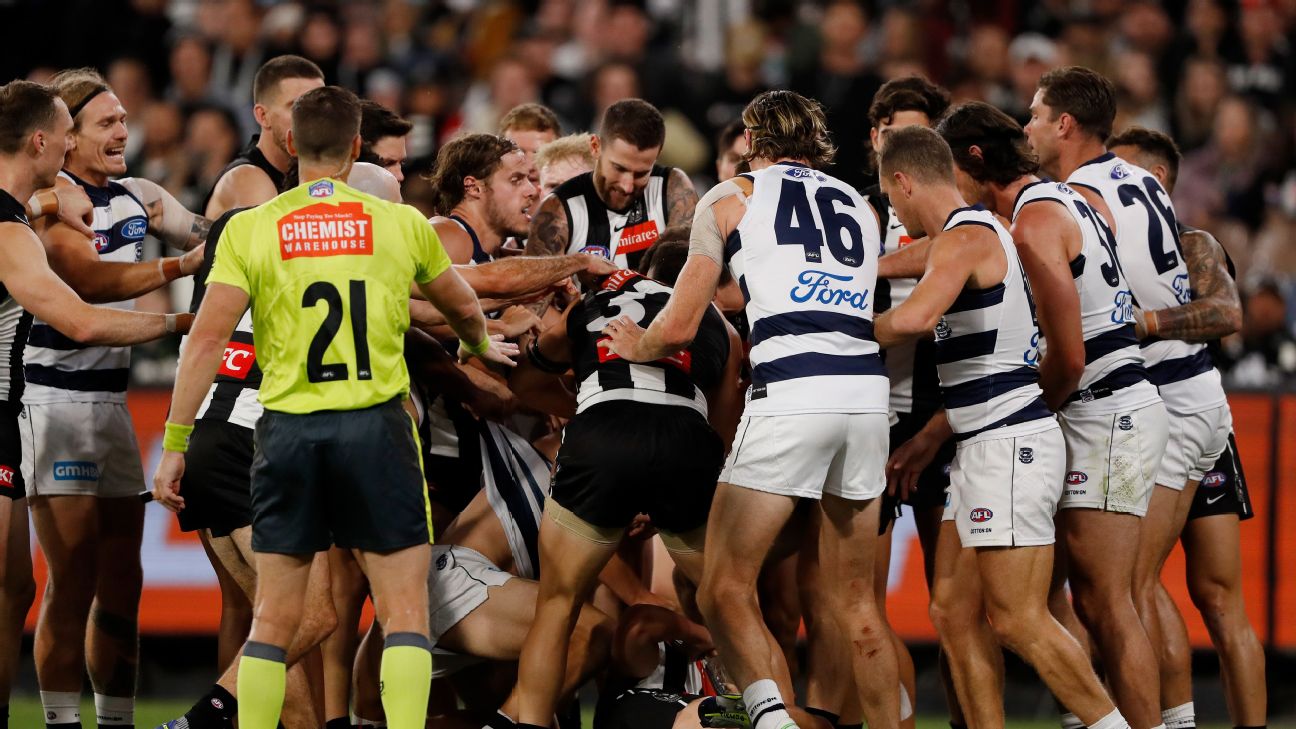 McKay hurt as Blues edge Swans in AFL finals thriller