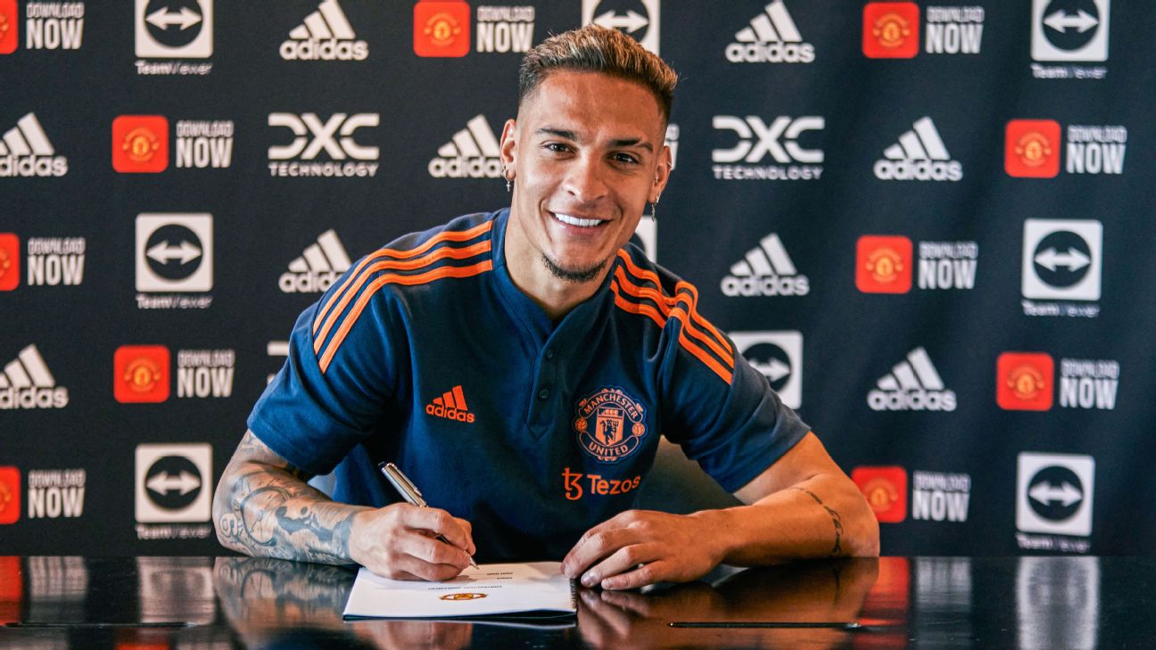 Man Utd confirm Antony signing from Ajax