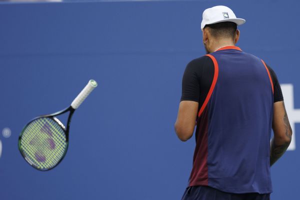 Kyrgios fined $7.5K for unsportsmanlike conduct