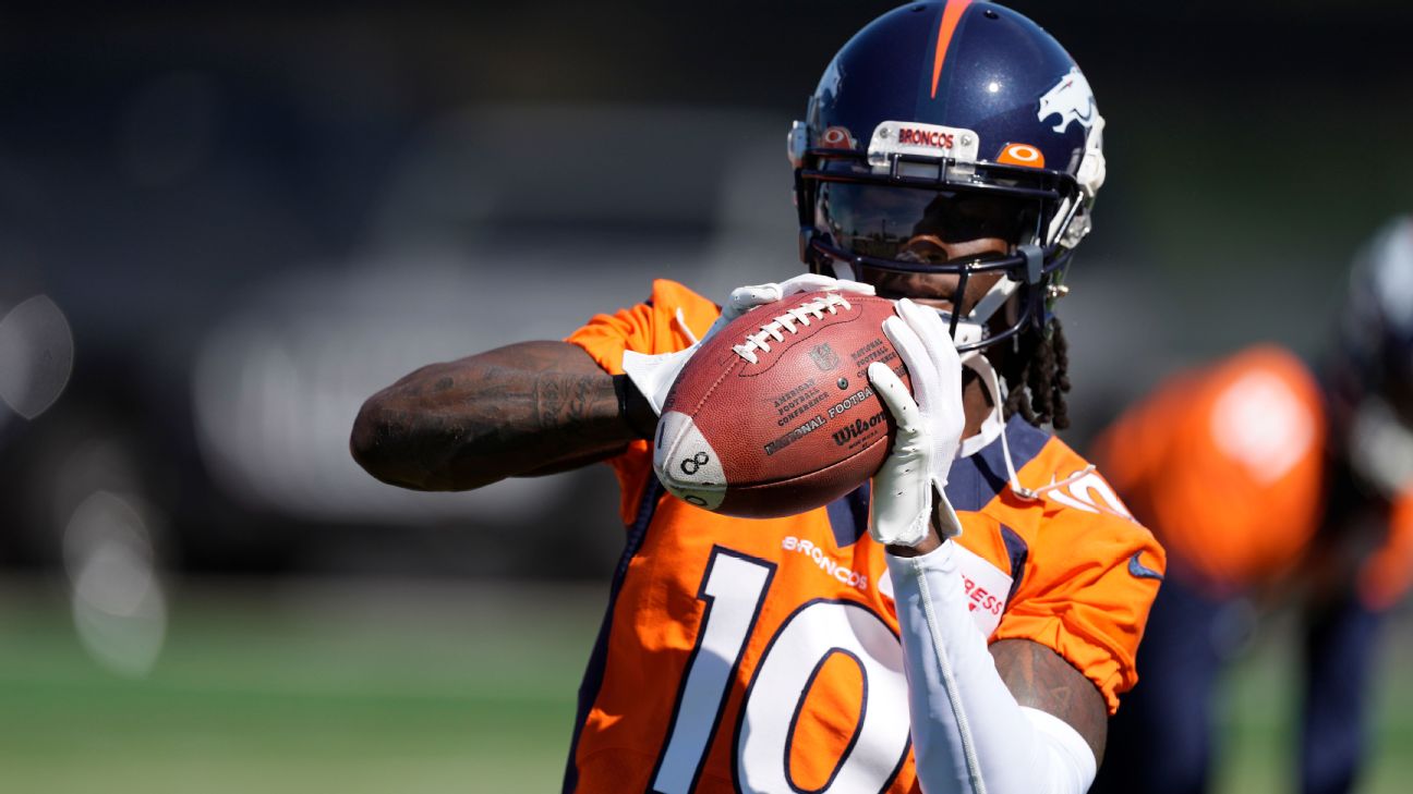 Jerry Jeudy spends extra time in quarterback room, hoping to have monster  season for Denver Broncos, Broncos