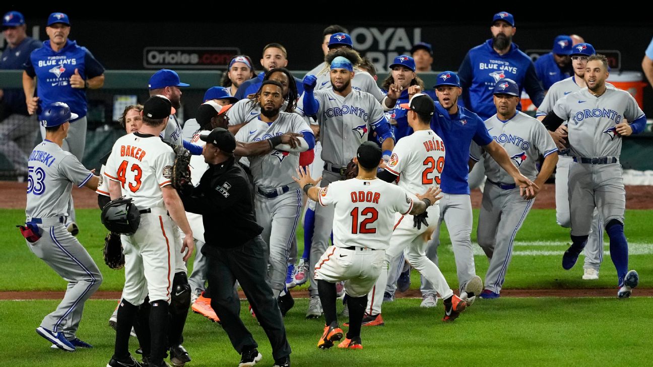 Blue Jays clinch playoff berth on off day thanks to Orioles' loss - The  Athletic