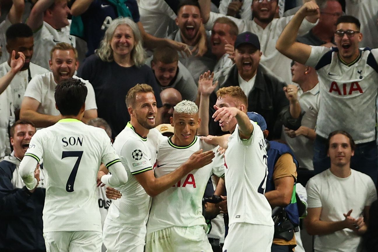 Tottenham vs Marseille: Result, goals and report as Richarlison heads Spurs  to Champions League win over 10 men