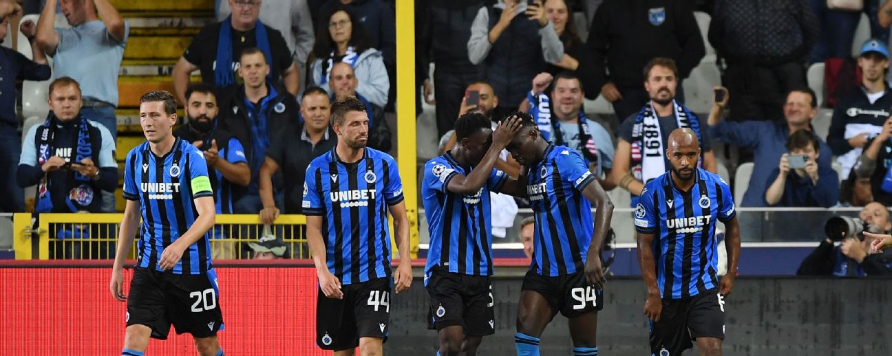 Champions League roundup: Club Brugge pull off shock 4-0 win at Porto, Champions League