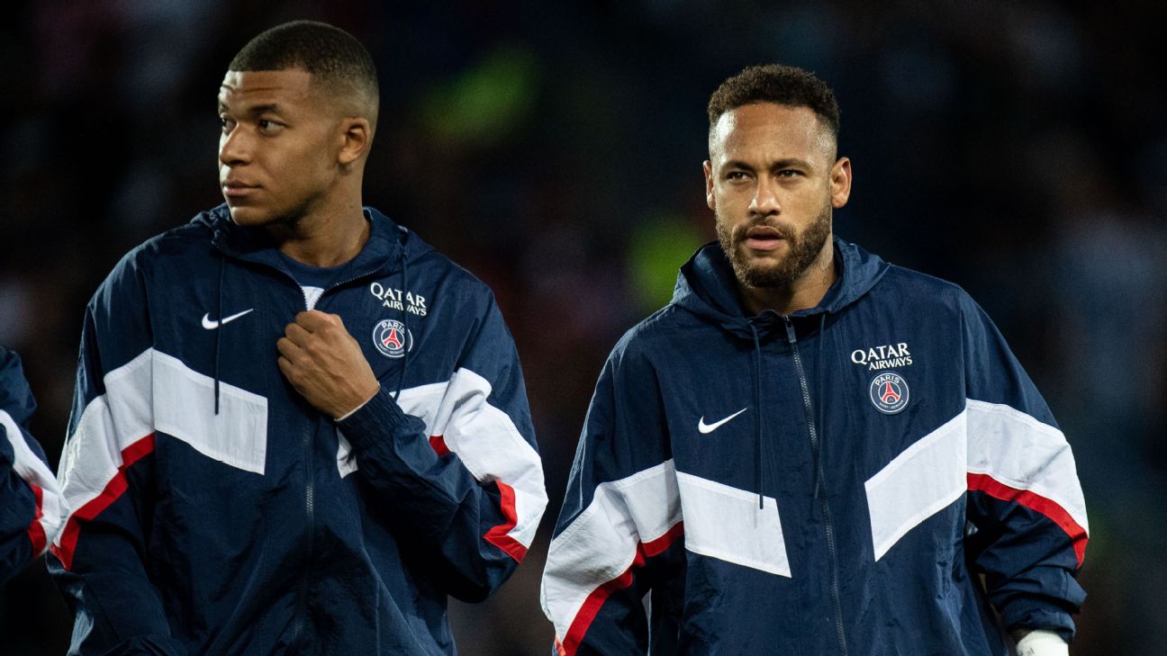 PSG boss backs Mbappe, Neymar amid rift claim