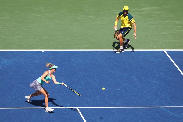 Sanders, Peers win US Open mixed doubles title