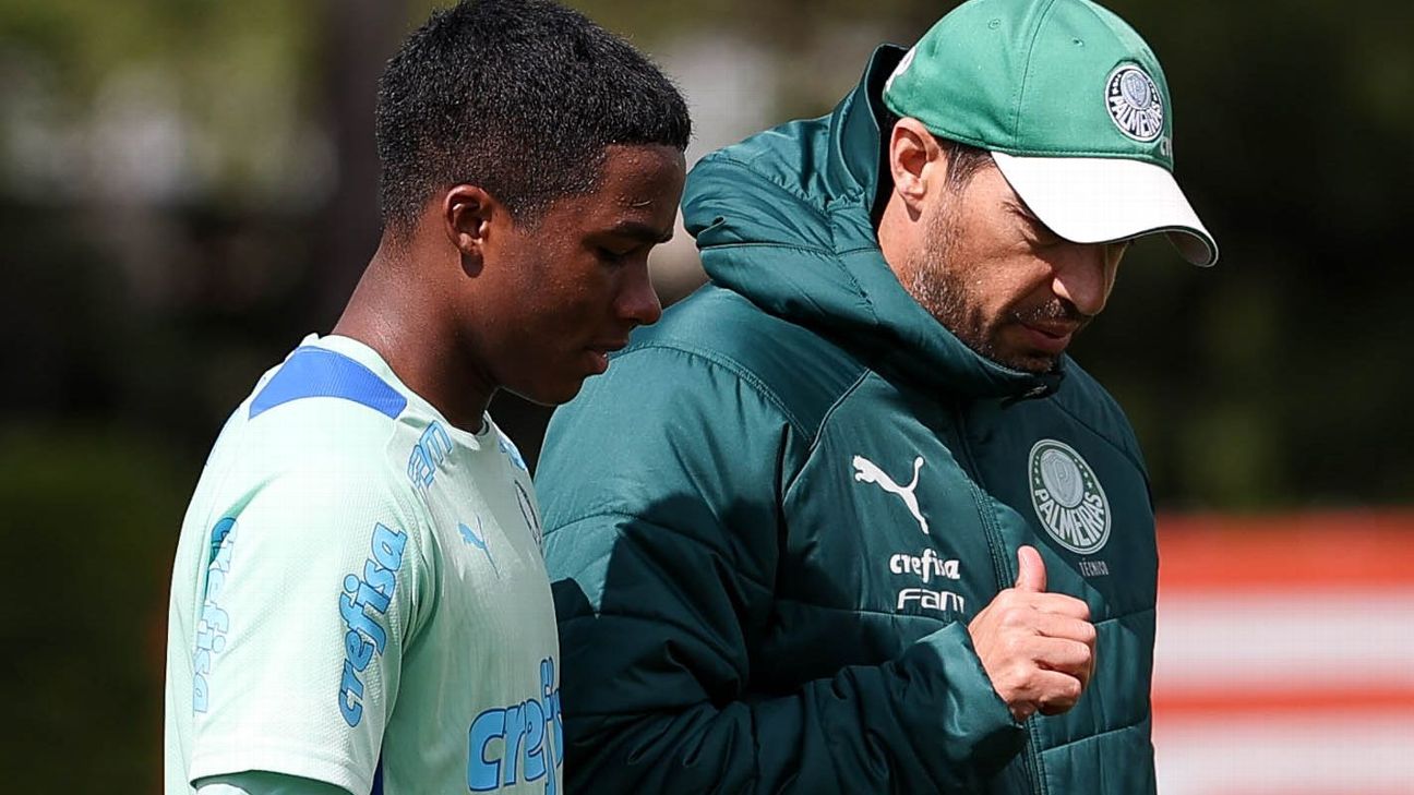 Abel mantém cautela com Endrick após estreia mesmo sem Rony para o Choque-Rei