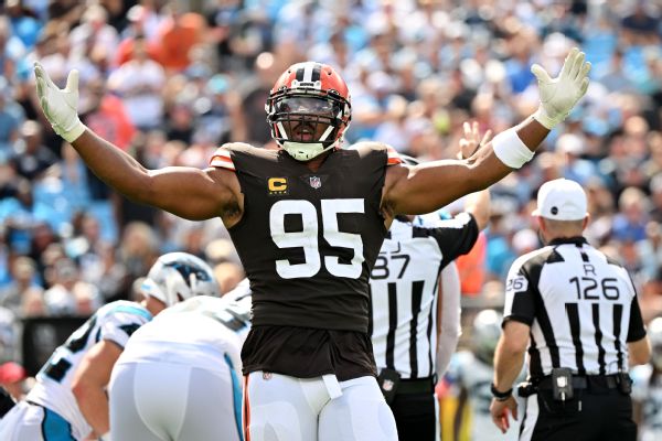 Sack master: Garrett crashes in for Browns mark