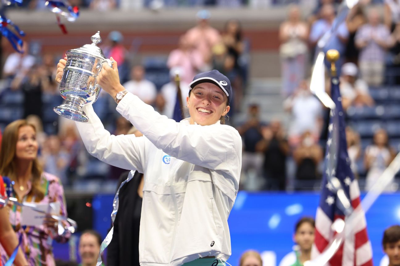 World No. 1 Swiatek named WTA Player of Year