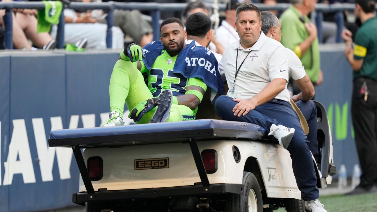 Seattle Seahawks safety Josh Jones (13) looks on during an NFL football  game against the Las