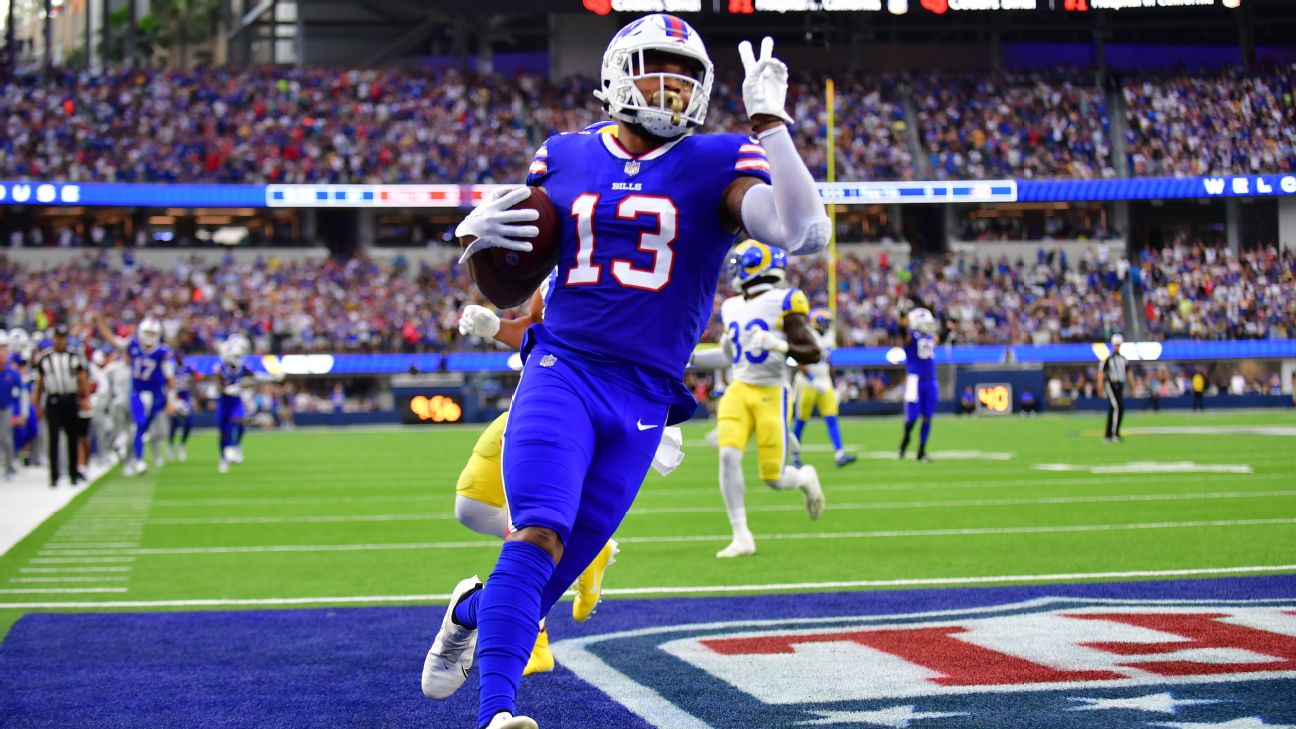 Buffalo Bills wide receiver Gabe Davis questionable vs. Tennessee Titans  with ankle injury - ESPN