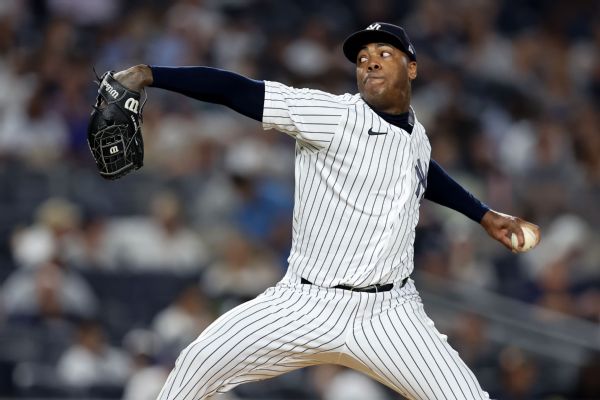 Yanks rub Chapman from IL after tattoo recovery