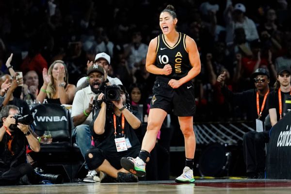 Plum steps up, puts Aces one win from WNBA title