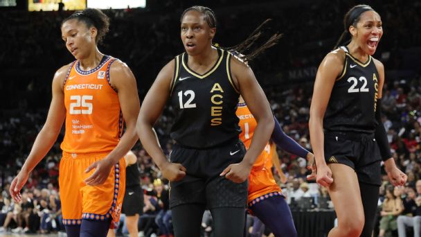 Chelsea Gray's hot hand helps put Las Vegas Aces on brink of first WNBA title thumbnail