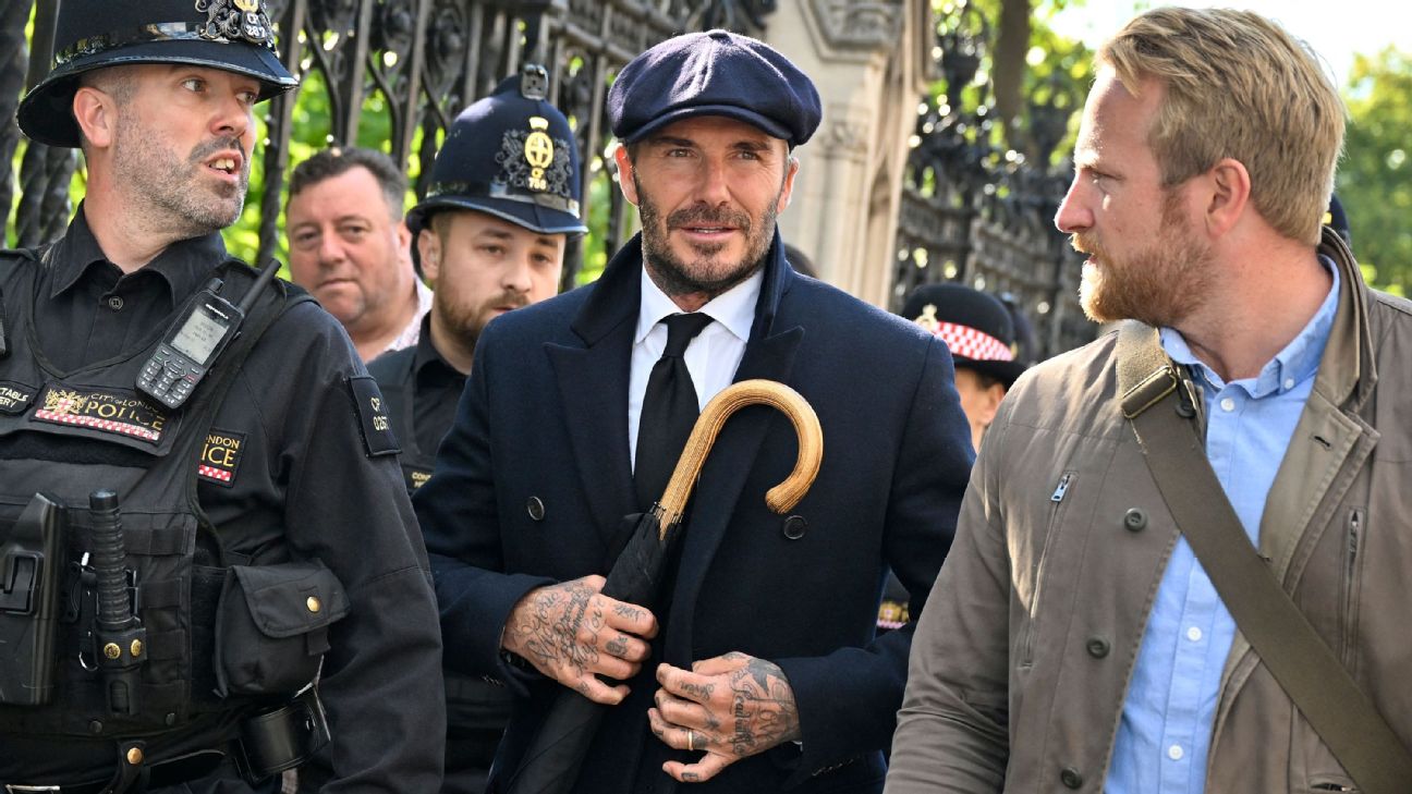 David Beckham's 12-hour wait in queue to see 'special' Queen, Football  News