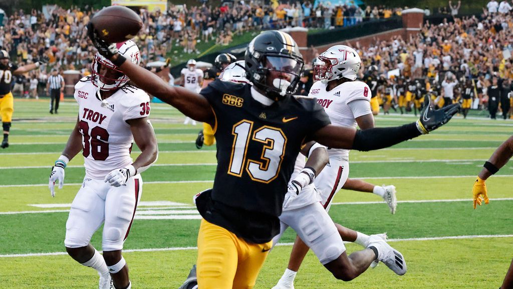 Appalachian State Mountaineers beat Troy with 53-yard Hail Mary on final play