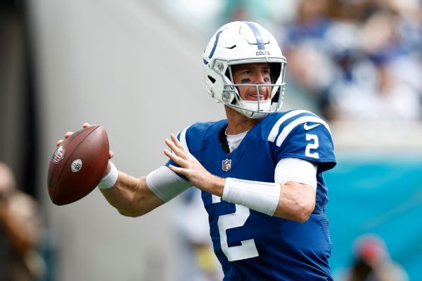 Saturday switcheroo: Colts reinstall Ryan at QB