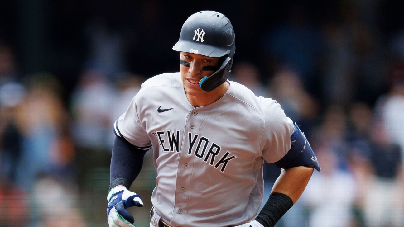 New York Yankees' Aaron Judge hits 58th, 59th homers, moves within