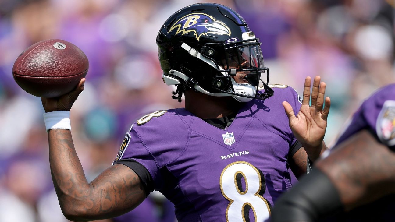Baltimore Ravens' Lamar Jackson bursts for 79-yard touchdown run