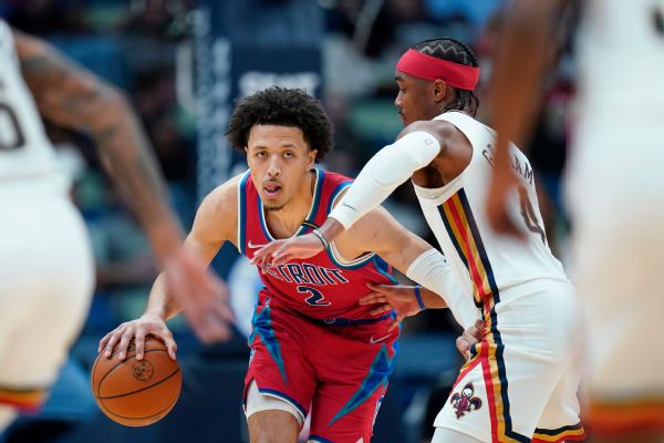 Pistons' Cunningham bulks up ahead of year two