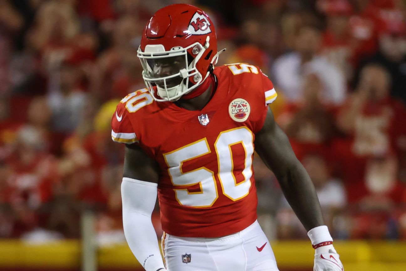 Chiefs starting LB Gay suspended for 4 games