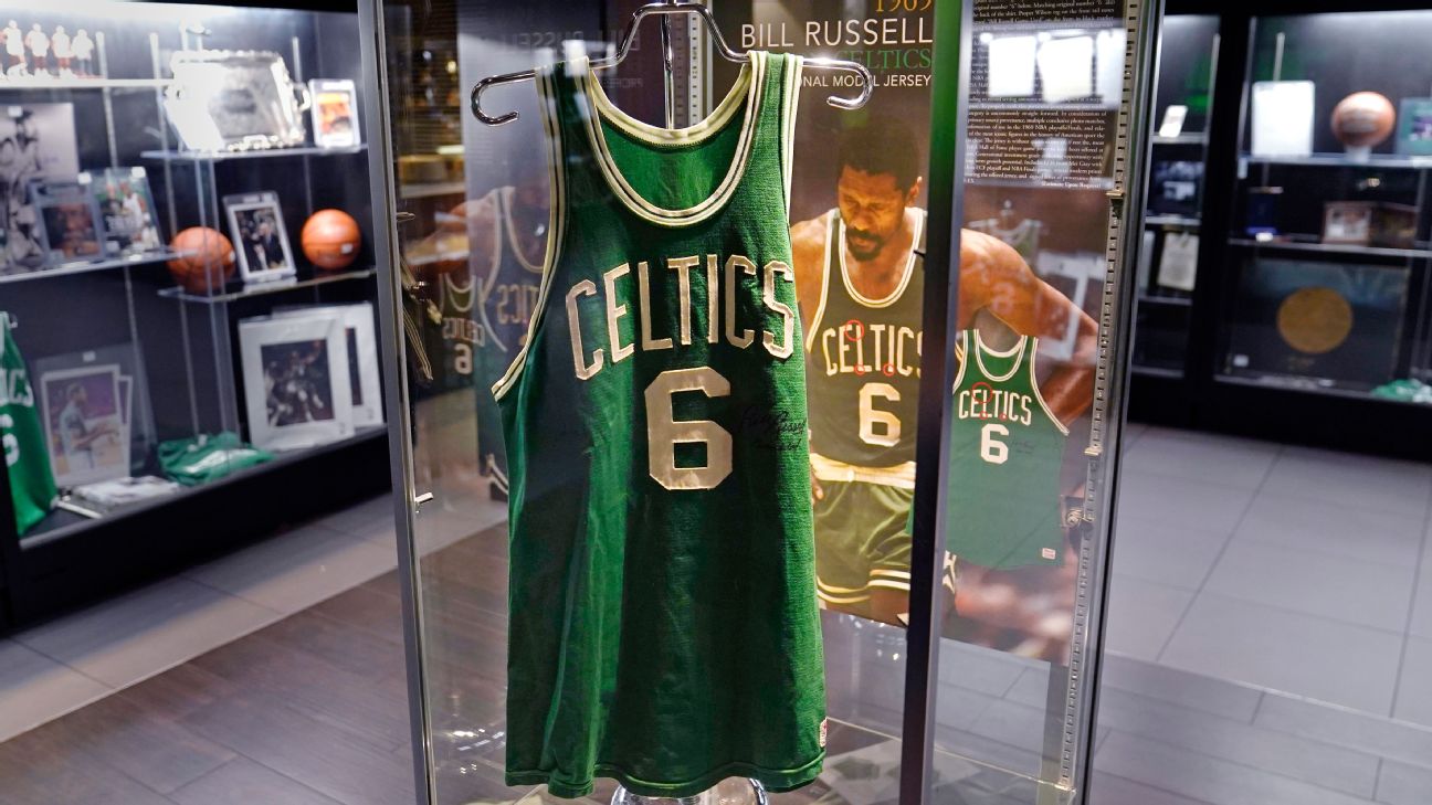 Lot Detail - Early 1960s Bill Russell Boston Celtics Player-Worn Home  Fleece Warm-Up Jacket (Hobby Fresh • Single Owner Provenance Sourced  Directly From The Boston Garden)