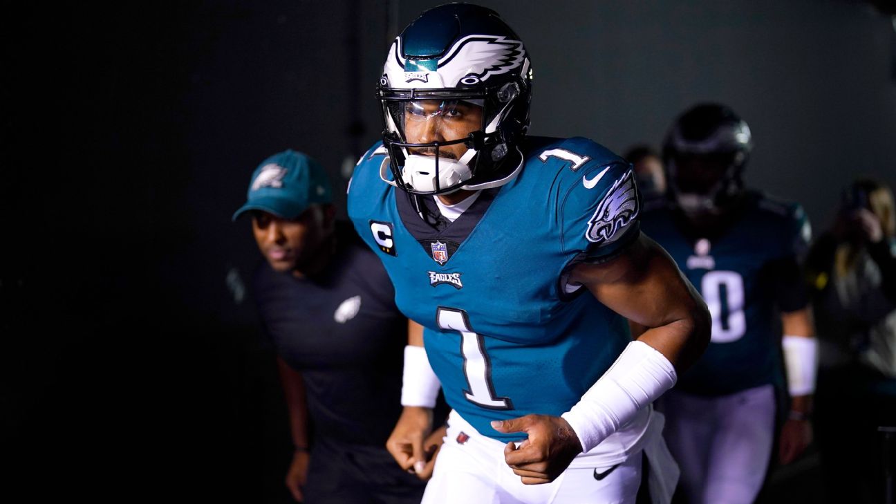 Commanders vs. Eagles Preview: Can Washington Stop Jalen Hurts? - Sports  Illustrated Washington Football News, Analysis and More