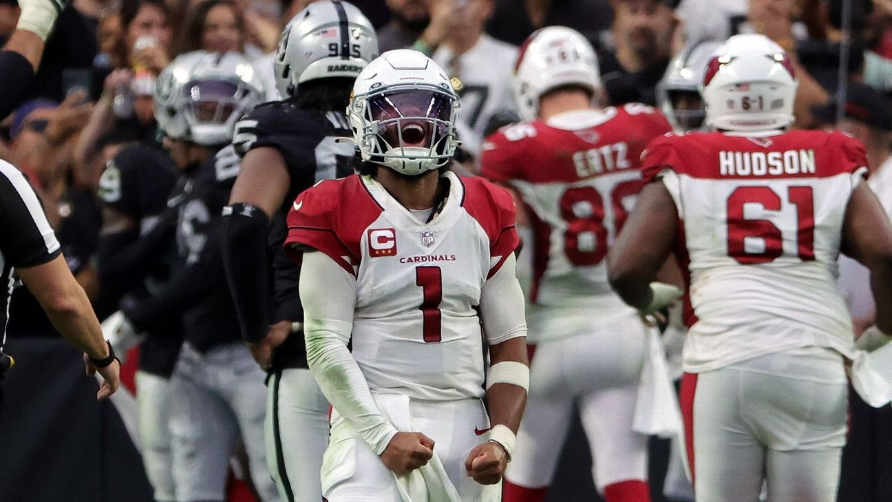 Arizona Cardinals rally to beat the Las Vegas Raiders in OT, 29-23