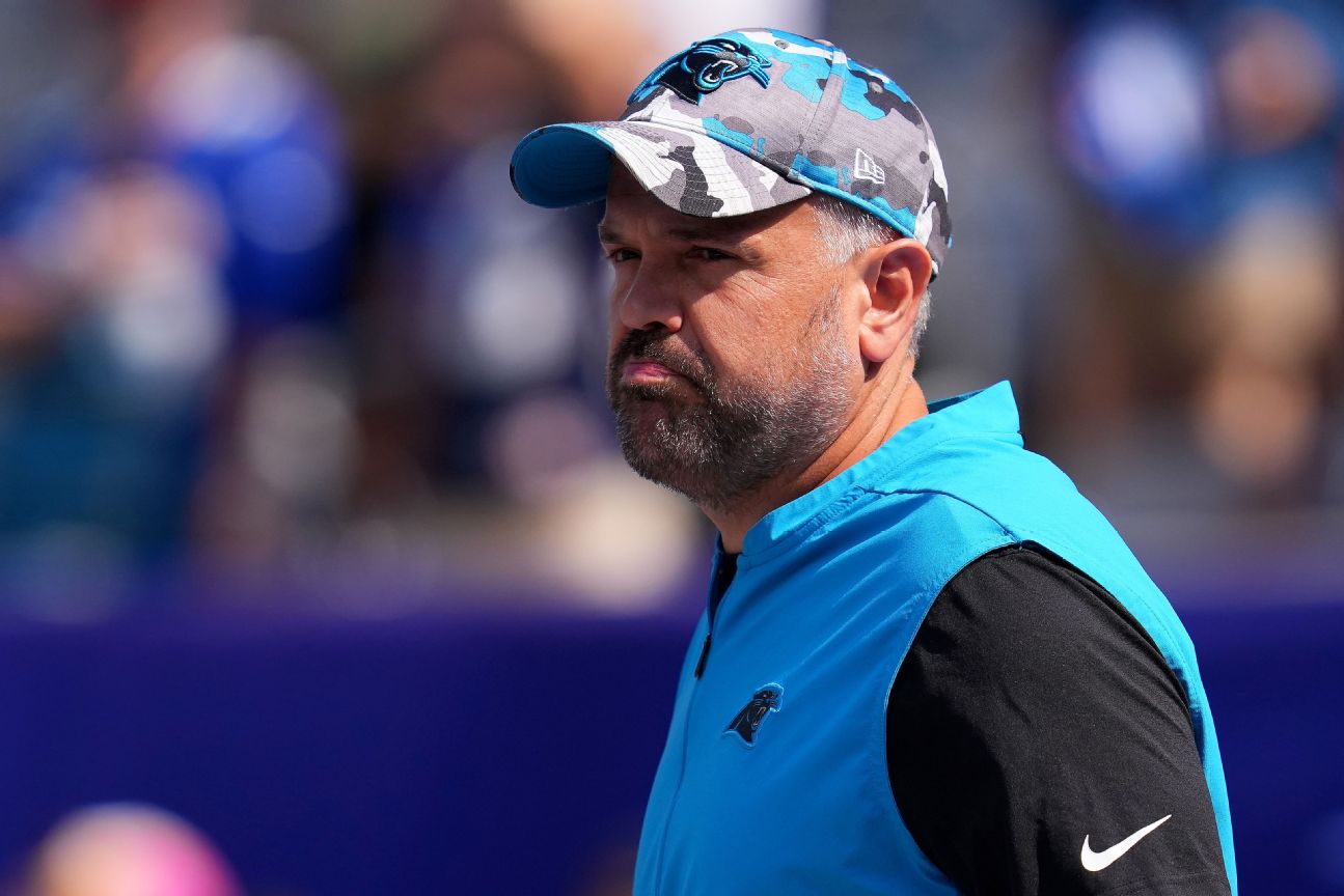 Panthers fire head coach Rhule after 1-4 start