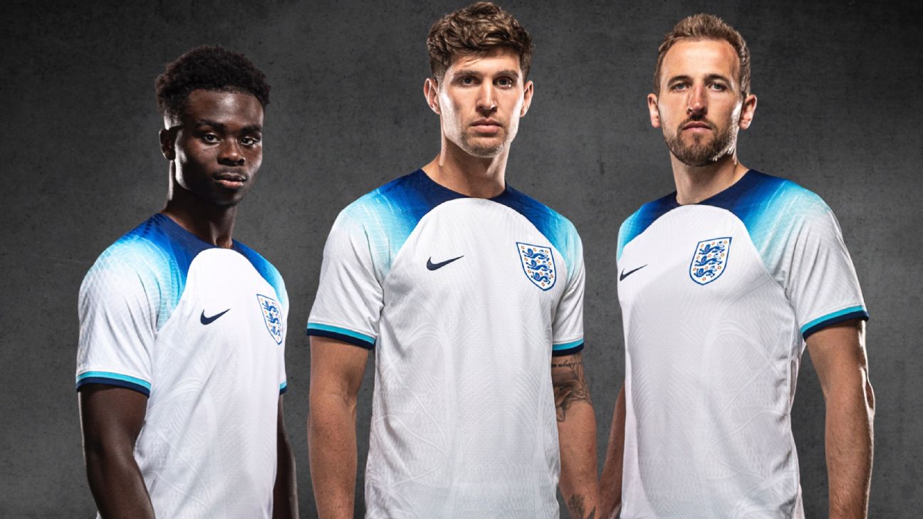 England's Nike World Cup kits released: Retro feel and a nod to 1992