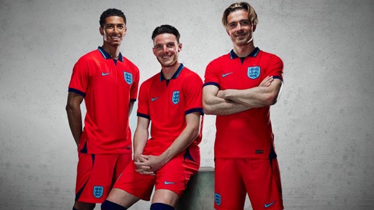 England World Cup shirt 2022: See the new Three Lions jersey, full Nike  kits, home and away colours for Qatar