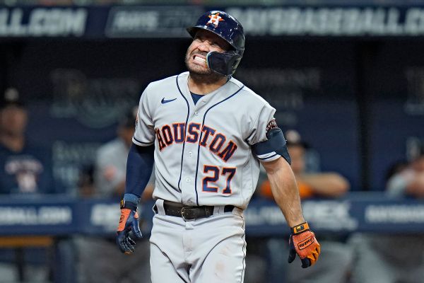 Altuve resumes baseball activities, return not set