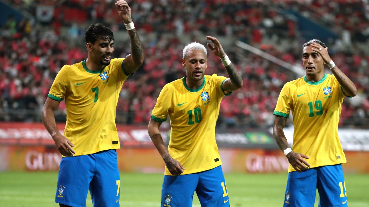 Countdown 2022 World Cup: Brazil - Samba Boys on course for sixth