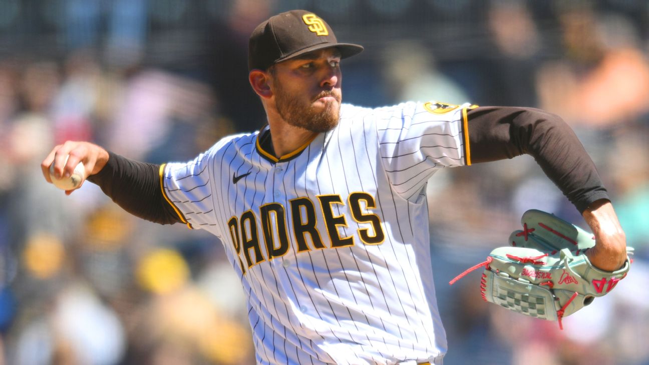 Padres scratch Joe Musgrove from start with lingering right